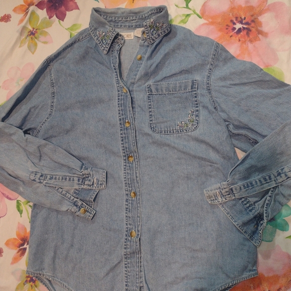 Small women's vintage Cherokee jean shirt - Picture 2 of 9